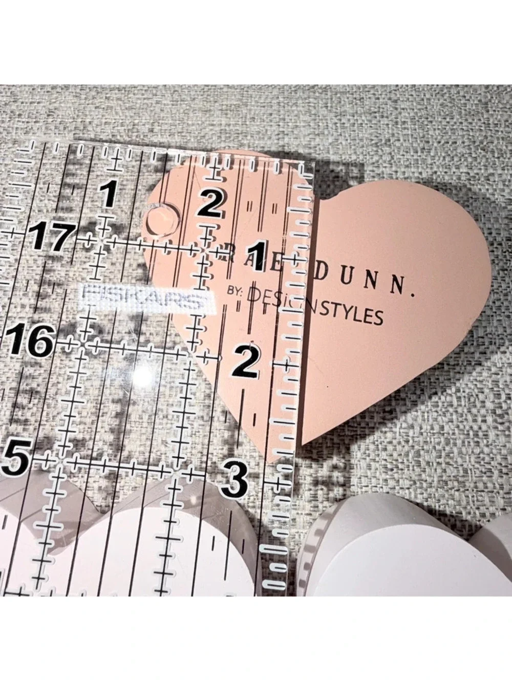 Rae Dunn Heart Decor Set 3 Be Bold You Matter Be Kind Pink Shelf Sitters